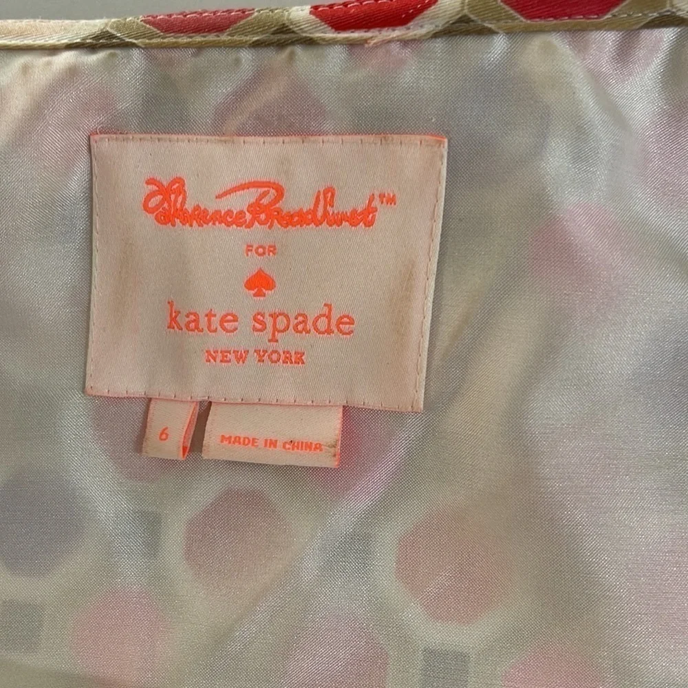Kate Spade Pink and Orange Floral Dress